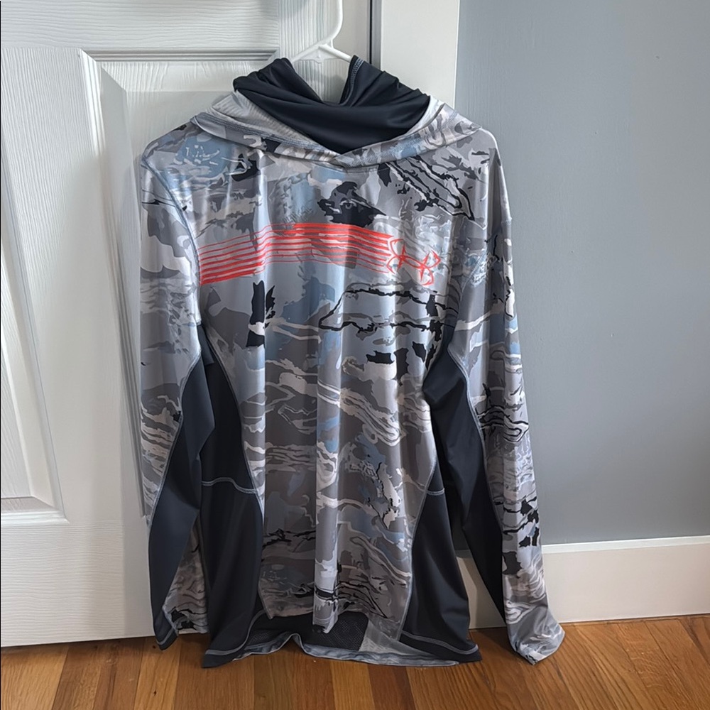 Men’s Under Armour Fishing Long Sleeve with Face / Neck Guard